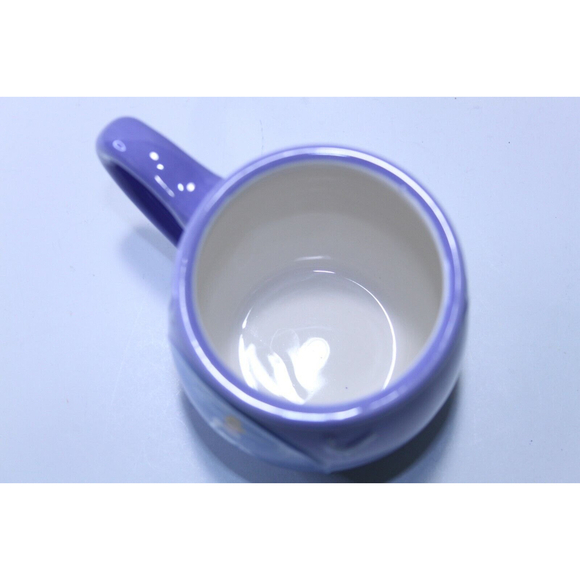 Disney Cinderella Raised Doves 3D Purple Bubble Embossed Coffee  Mug Cup 3.5” - Picture 10 of 12